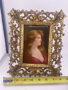 19th Century Fabulous Hand Painting Porcelain Plaque - Picture 1 of 12