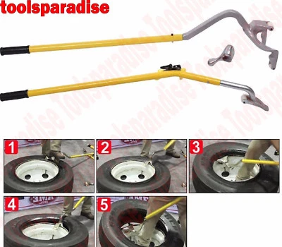 Auto Truck Hand Manual Tire Bead Breaking Breaker Changer Changing Iron Tool - Image 1 of 4
