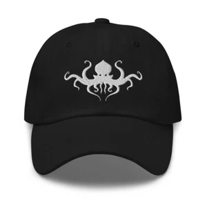 Horror Beast Cthulhu Embroidered Baseball Cap Dad hat The Great Old Ones - Picture 1 of 3
