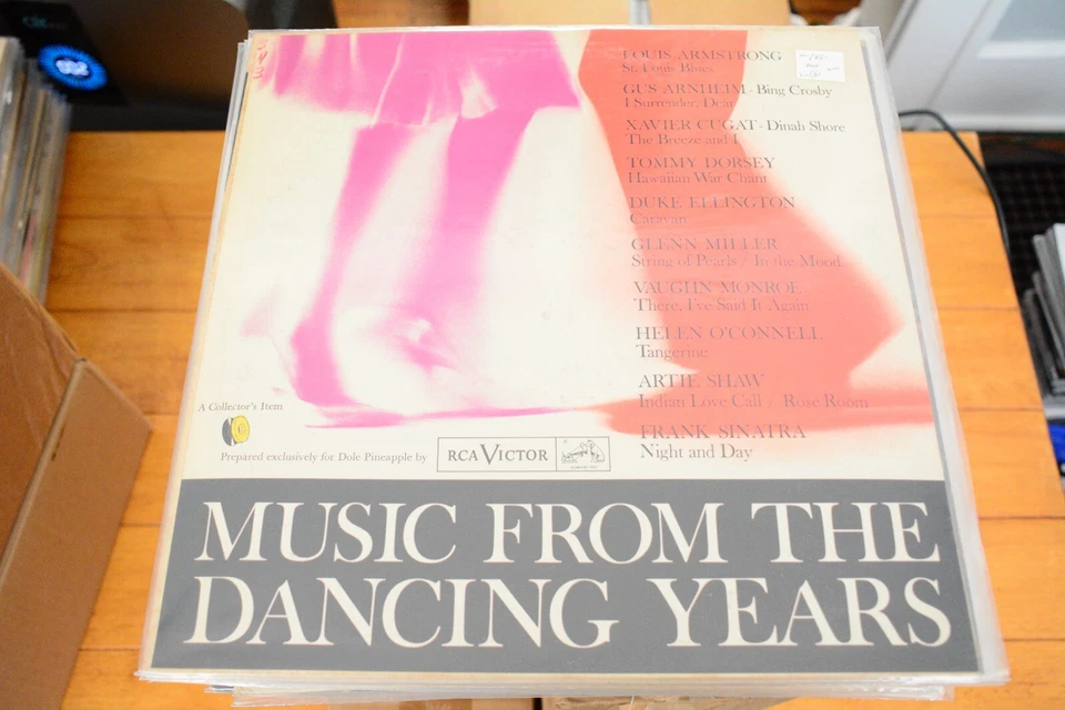 VARIOUS "MUSIC FROM THE DANCING YEARS" LP 12" VINYL EXC RCA VICTOR JAZZ [82] - Image 1 of 4