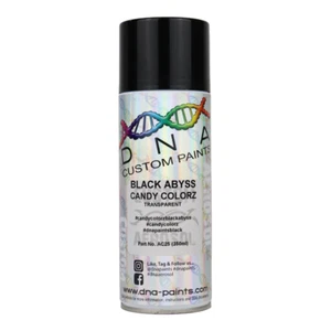 DNA PAINTS Candy Colorz Spray Paint 350ml Aerosol Candy Black Abyss - Picture 1 of 3
