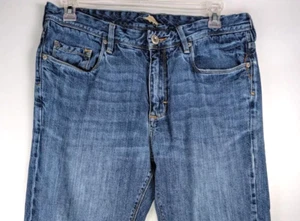Tommy Bahama Standard Bootcut Jeans Mens 36x32 Blue Need Repair See Photo - Picture 1 of 17