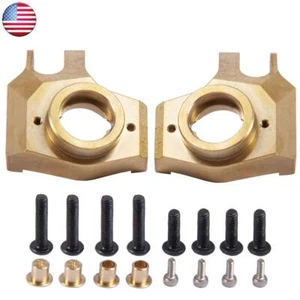 Brass Heavy Duty Front Steering Knuckle for Axial SCX10 II 90046 1/10 RC Crawler - Picture 1 of 11