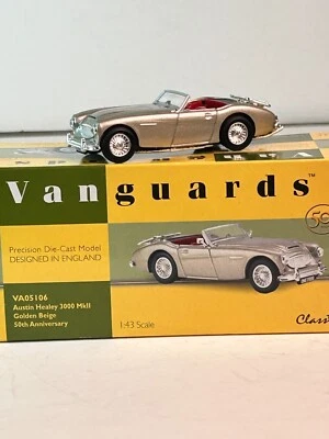 Corgi Vanguards 1:43 Scale Austin Healey MKII 3000, Golden Beige with Box - Image 1 of 4