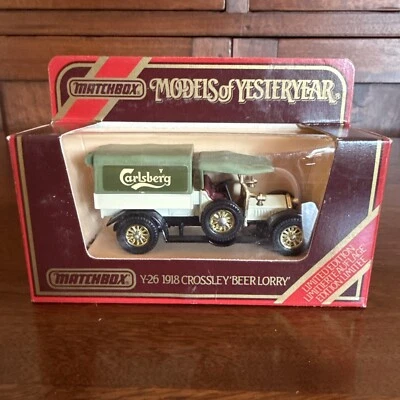 Matchbox Y-26 1918 Crossley Beer Lorry - Image 1 of 3