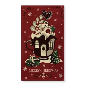 Strofinaccio da cucina natalizio Nuvole di Stoffa canovaccio decoro Natale 6335 - Foto 1 di 3