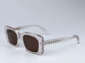 NEW Celine CL4213IS 27E ANIMATION XMAS Shiny Crystal Brown Women Sunglasses - Picture 1 of 6