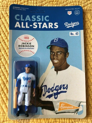 Jackie Robinson Classic All - Stars Reaction Brooklyn Dodgers Figure Cover