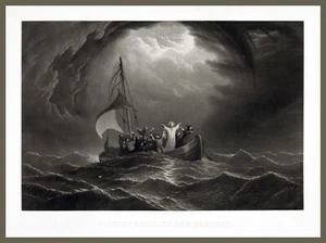 11061.Decoration Poster.Home Wall.Room art.Christian durin storm.Christian faith - Picture 1 of 1