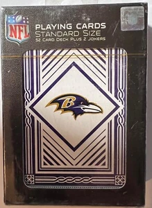Brandneu Offizielles NFL Baltimore Ravens PSG Versiegelt Deck Spielkarten  - Bild 1 von 1