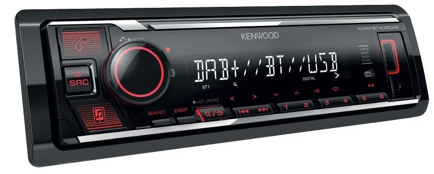Kenwood KMMBT408DAB Autoradio Bluetooth-Freisprecheinrichtung Anschluss für...