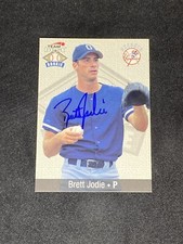 Brett Jodie 1999 Team Best #40 Oneonta Yankees Auto Autographed Signed MILB Card