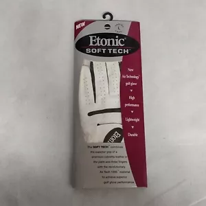 Etonic Soft Tech Golf Glove Ladies Large Left Air Tech 1000 New in Package - Picture 1 of 2