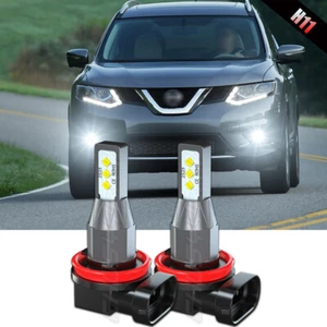 For Nissan Rogue 2008-2013 2.5L Sport Utility 4-Door H11 LED Fog Light Bulbs 2X - Picture 1 of 10