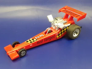 MAJORETTE DRAGSTER DRAGSTERS RED TARGET #82 PLASTICA - Foto 1 di 7