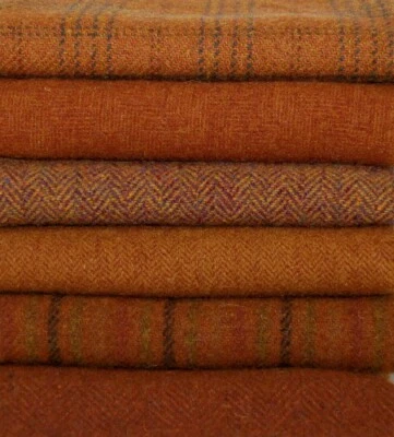 HAND DYED RUG HOOKING WOOL Mill-Dyed ~ "RUSTY ROOSTER" (6-pc. collection) - Image 1 of 4