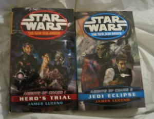 Lot 2~Complete Star Wars New Jedi Order Agents of Chaos by Luceno~LBDP4 - Picture 1 of 4