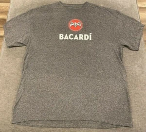 BACARDI Rum T-Shirt HERREN XL Soft Tee Trinken Betrunken Barkeeper Retro Vintage Herren - Bild 1 von 4