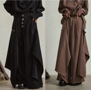 Pantalones chinos sueltos para hombre talla grande informales pierna ancha Yohji Yamamoto falda pantalones - Imagen 1 de 22