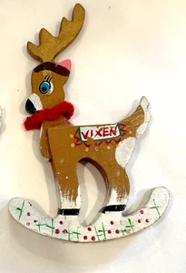 VINTAGE KURT ADLER WEIHNACHTSMANN RENTIER "FÜCHSIN" CHRISTBAUMSCHMUCK - Bild 1 von 2