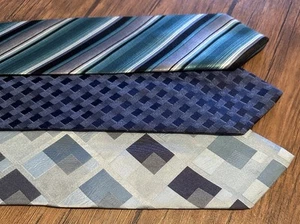 Vintage Covington 100% Silk Neckties Multicolor (Lot of 3) - Picture 1 of 12