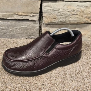SAS Side Gore Men's Size 10 M Cordovan Brown Slip On Loafer Shoes Casual - Picture 1 of 9