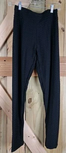 Damen Sporthose tailliert Large strukturiert schwarz - Bild 1 von 5