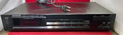 Kenwood KT-57 Digital AM FM Stereo Synthesizer Tuner TESTED/WORKING - Image 1 of 3