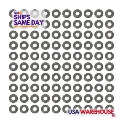 Dura-Bond 3175, Set of 100 Black Steel 1.270 Valve Spring Shims .570 Id .030 Thi Foto 1 de 4