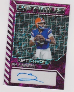 2025 Leaf Optichrome DJ Lagway Auto #4/8 Optimus Pink Shimmer Florida Gators - Picture 1 of 2