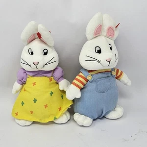 Max and Ruby Ty Beanie Babies Nick Jr Plush Stuffed Toy Set Vintage Gift Kids - Picture 1 of 10