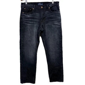 Pantalones de mezclilla Lucky Brand para hombre 36 X 32 negros 221 originales de algodón recto tiro medio - Imagen 1 de 8