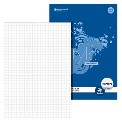 Staufen® Briefblock DIN A4 kariert, 1 Block