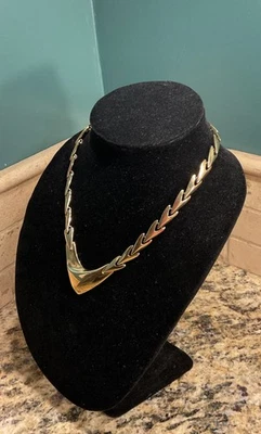 Vintage Napier V Link Chain Gold Tone Necklace 18” - Image 1 of 4