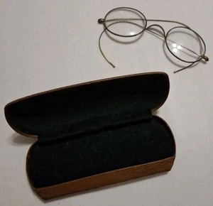 Antique eyeglasses frames curl wire arms - Picture 1 of 3
