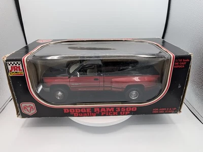 1/18 JRL Anson Dodge Ram 3500 Dually Pick up Red READ DESCRIPTION - Image 1 of 4