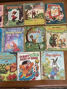 Lot Of 25 Golden Books Vintage, Mostly Vintage In Used And Well Loved Condition - Bild 1 von 17
