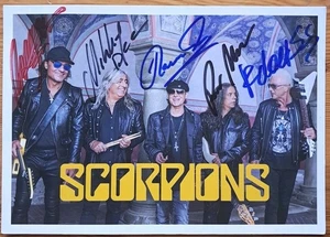 Scorpions Orig Autogramm signiert  Musik Rock - XL AK - Bild 1 von 1