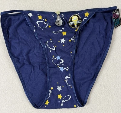 复古 Y2K 内裤无边界棉绳比基尼内衣夜光 8 — 第 1/4 张图片