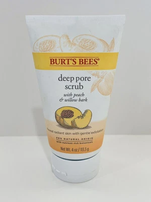 Burt's Bees Deep Cleansing Pore Scrub with Peach and Willow Bark, 4oz - Image 1 of 4