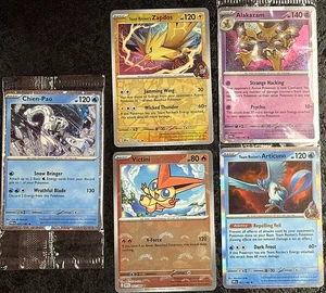 Pokémon Articuno - Zapdos - Victini - Chien-Pao - Alakazam (Set of 5) - Picture 1 of 13