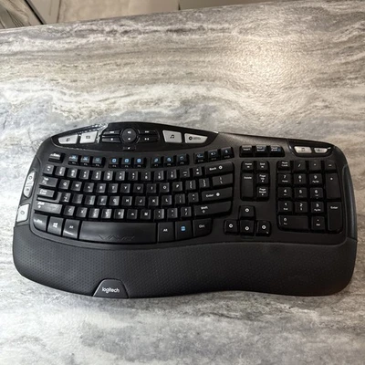 Logitech K350 Ergonomic Keyboard No Dongle - Image 1 of 4
