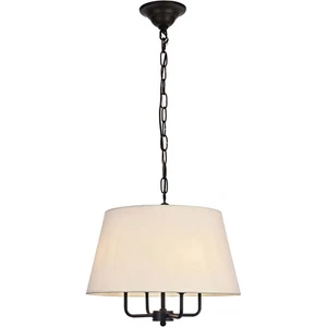Living District LD6009D17BK Maple 4 Light 17 inch Black Pendant Ceiling Light - Picture 1 of 5