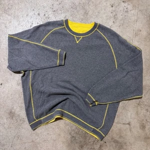 Y2K Tommy Bahama Crewneck Sweatshirt Pullover Contrast Stitching Mens Size XL - Picture 1 of 7