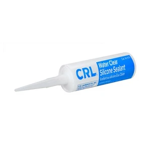 CRL WCS5 Water Clear Silicone Sealant - 5 Fluid Ounce Cartridge - Picture 1 of 6