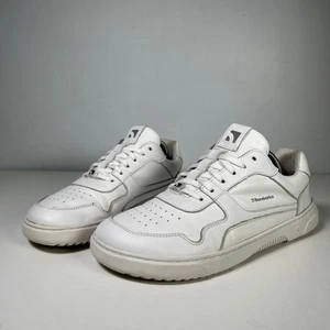 Barebarics Zing Men’s Barefoot Shoes Size 42 US 9 All White Leather Sneaker - Picture 1 of 13