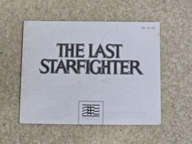 ORIGINAL Nintendo NES THE LAST STARFIGHTER Instruction Booklet Manual Book only