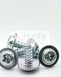 Tamiya 19804935/9804935, Five 3x8mm Flange Tapping Screws(Trucks) - Picture 1 of 7