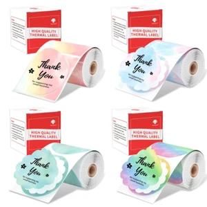 Thermal Paper Circle Gradient Label Sticker 50*50mm For M110 M200 140pcs/Roll - Zdjęcie 1 z 23