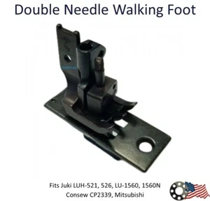 Juego de calibre 1 1/4 doble aguja pie para caminar Juki LU-521 - Imagen 1 de 1